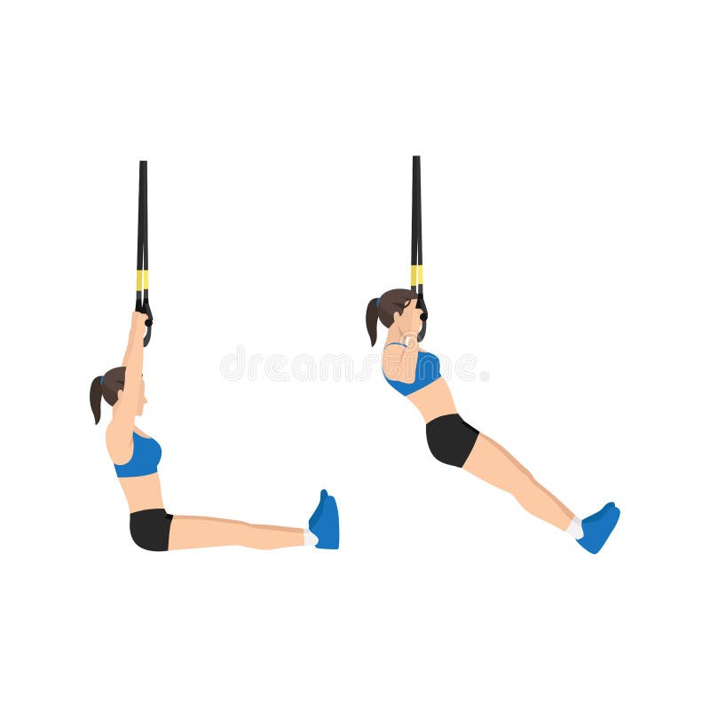 Muscle up on bar calisthenics movement Royalty Free Vector