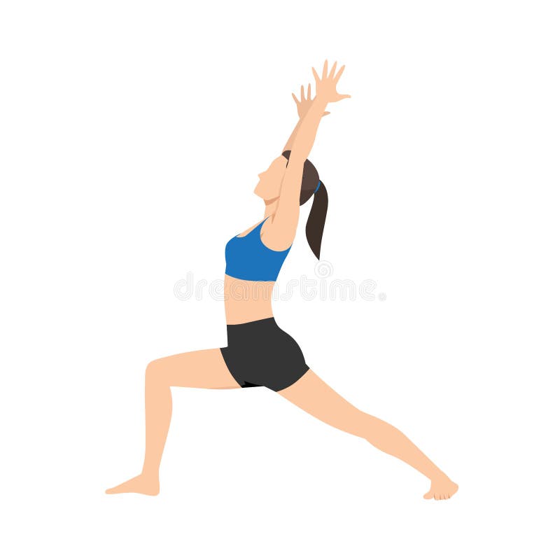 Woman Doing Jumping Jacks Exercise. Flat Vector Stock Vector - Illustration  of healthy, fitness: 223249502