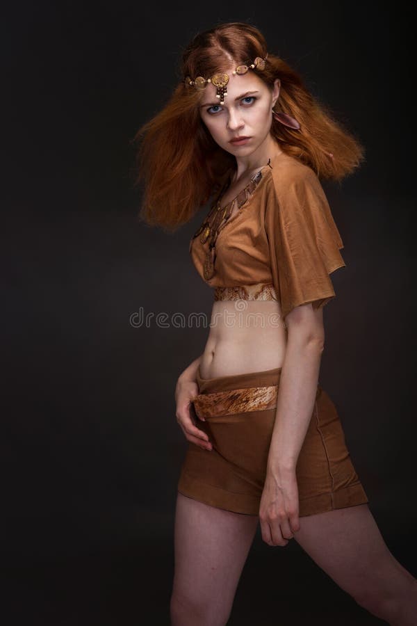 Woman dressed as Amazons stock image. Image of history 83593343
