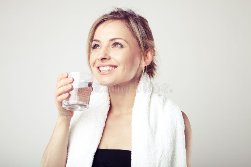 Woman Drinking Water