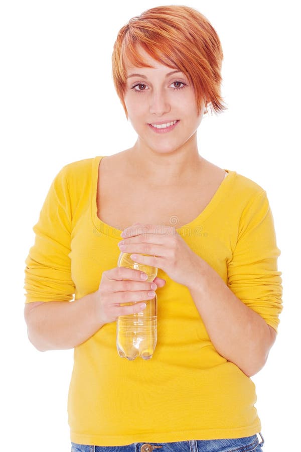 Woman Drinking Water after Sport Stock Image Image of portrait, fresh