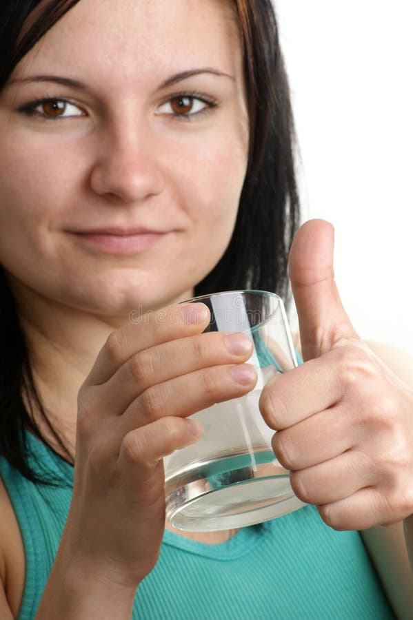 Woman Drinks Some Vodka with Ice Stock Image Image of skin, model 16478523