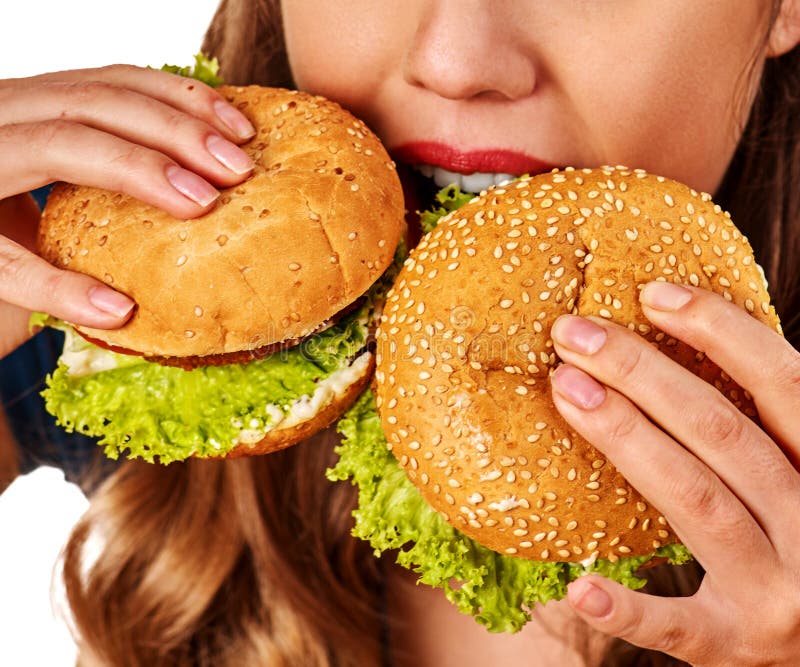 Man Eating French Fries And Hamburger On Table Stock Image Image Of man-eating-french-fries-and-hamburger-on-table-stock-image-image-of