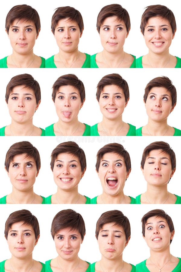 Woman Expressions royalty free stock photos Woman Expressions royalty free stock photos