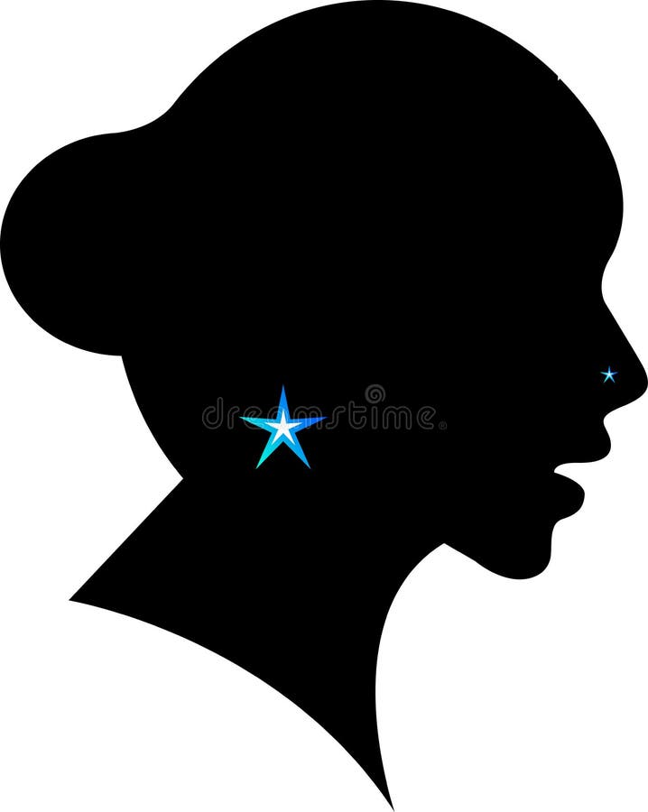 Abstract Face Woman Clip Art Stock Illustration Illustration of