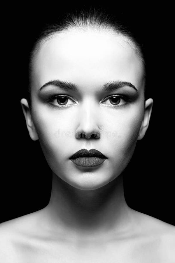 Woman Face.black and White Portrait Stock Photo - Image of face, faceblack: 103937086 Woman Face.Black And White Portrait Stock Photo - Image Of Face, Faceblack: 103937086