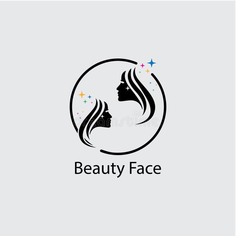 Woman face silhouette stock vector. Illustration of beautiful - 184208852