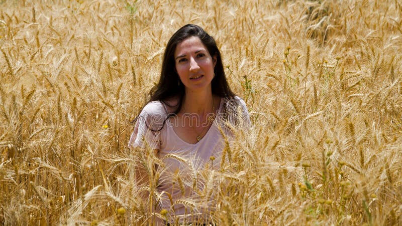 Woman in a field