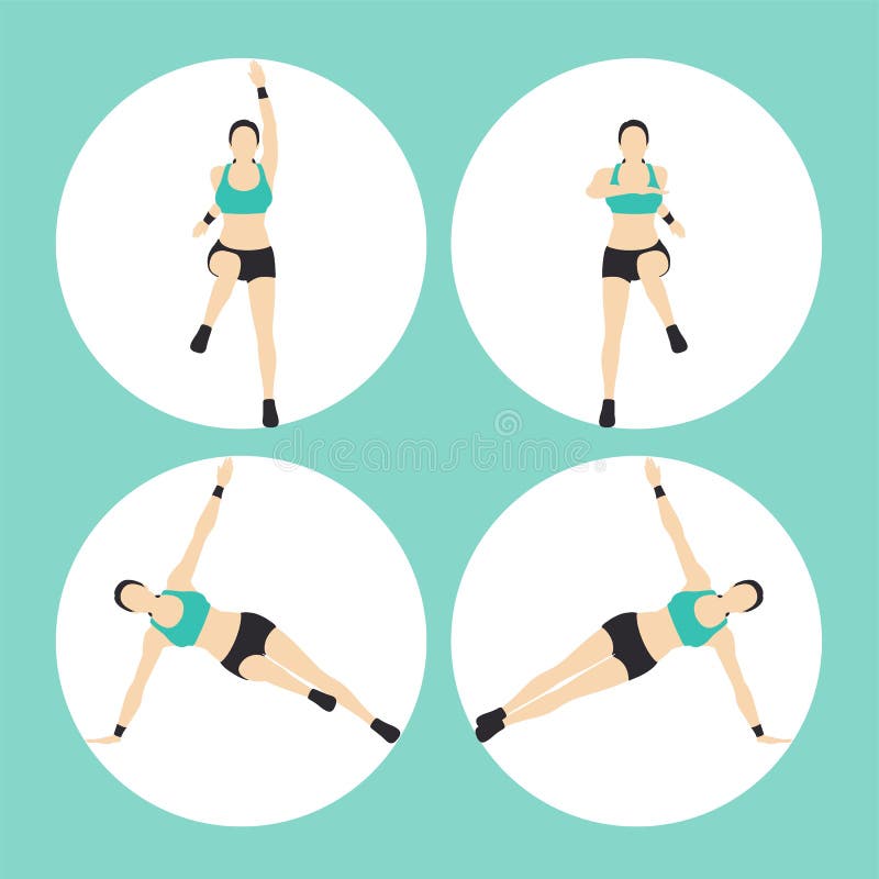 Yoga Poses for Concept of Balancing and Standing Poses in Flat Design  Style. Strong Woman Exercising for Body Stretching. Vector. Stock Vector -  Illustration of design, healthy: 184420257