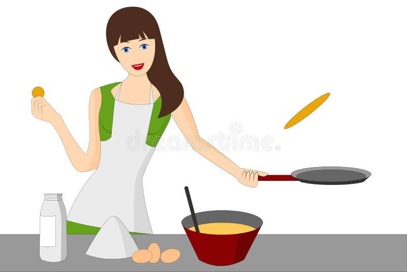 Pancake Flipping Stock Illustrations 91 Pancake Flipping Stock