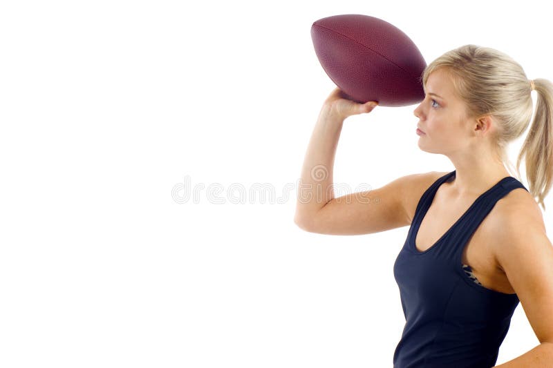 174 Football Girl Throwing Stock Photos Free & RoyaltyFree Stock