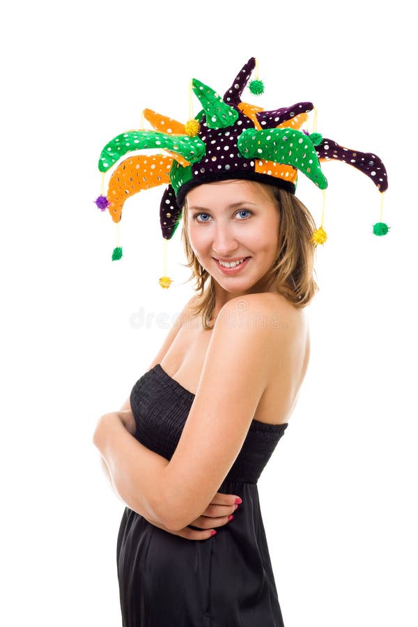 Woman in funny party hat stock image. Image of front - 10364307 Woman in funny party hat stock image. Image of front - 10364307
