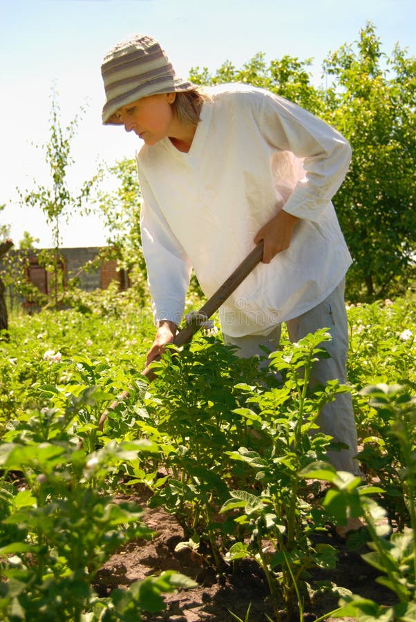 Woman in the garden