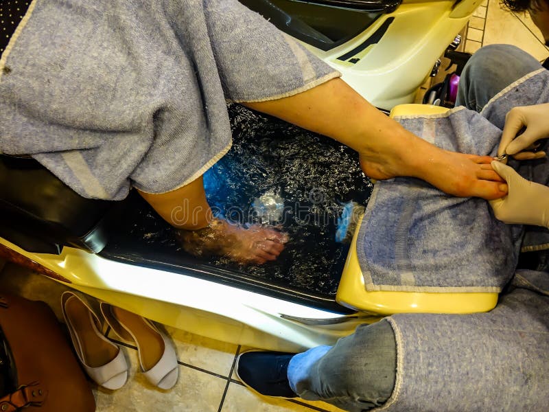 A Professional Pedicure At A Day Spa