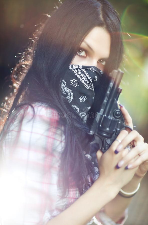 Goth Woman With White Hair Portrait Stock Image - Image of beautiful ...