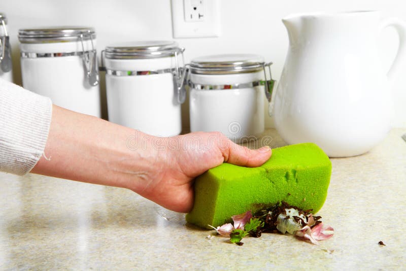 Cleaning dinner table stock photo. Image of professional 109658216