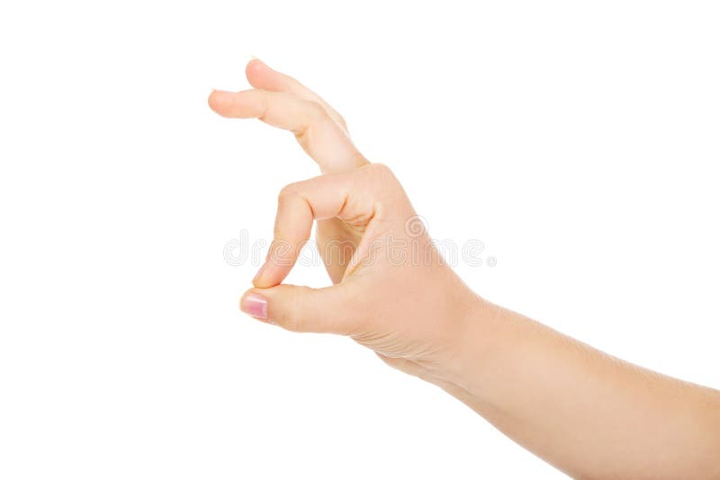 Woman hand gesturing ok sing royalty free stock image