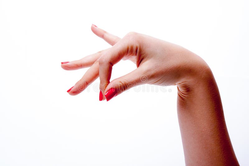 Woman hand holding items stock photo. Image of gentle 49089058