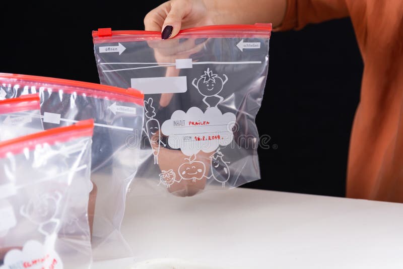 Woman hand holding pot with cactus frailea mix in a zip bag stock photo Woman hand holding pot with cactus frailea mix in a zip bag stock photo