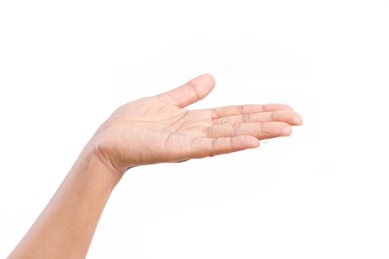 Woman Hand Or Palm Showing Up Something Stock Photo - Image of mature,  gesture: 113303200