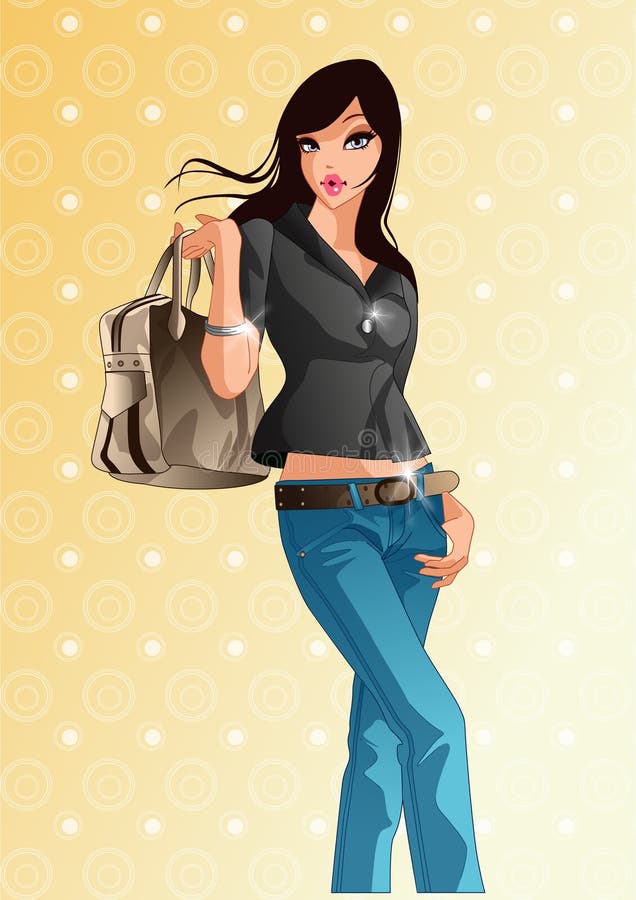 Designer handbags Silhouette Vector, Clipart Images, Pictures