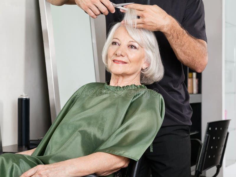 Woman Having Hair Cut at Salon Stock Photo - Image of beauty, hairdressing: 36486984 Woman Having Hair Cut at Salon Stock Photo - Image of beauty, hairdressing: 36486984
