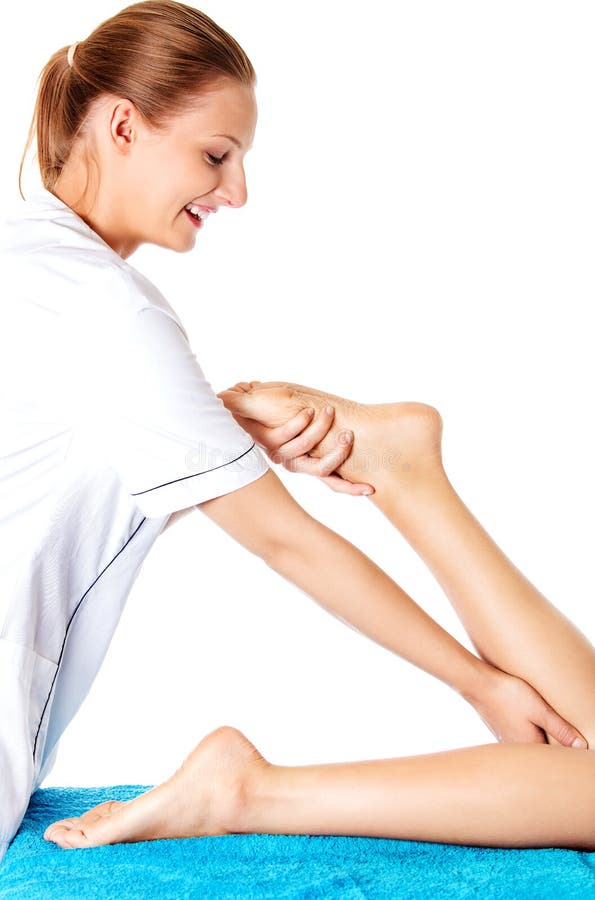 Woman Having Massage Of Body In The Spa Salon Beauty Treatment Concept Stock Image Image Of