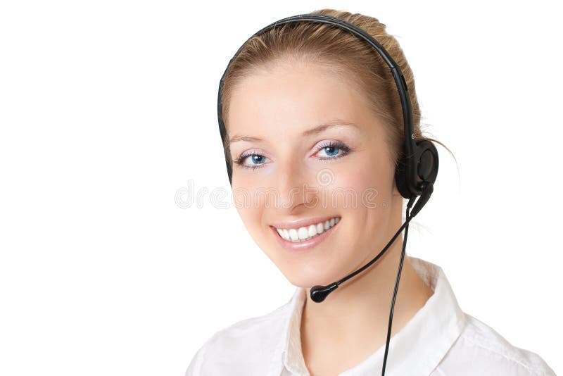 Woman with headphones