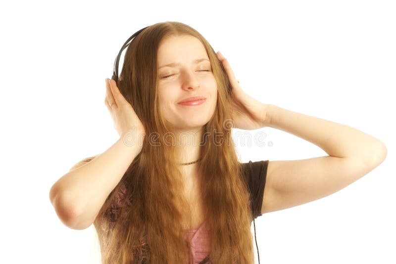 Woman With Headphones And Microphone Free Stock Images & Photos 17379964