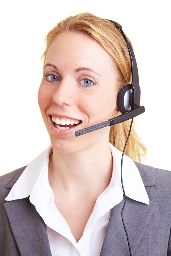 Woman with headset stock photo. Image of kind, helpdesk 11122096