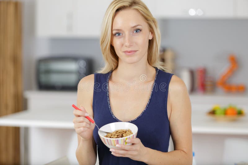 Woman on healthy diet