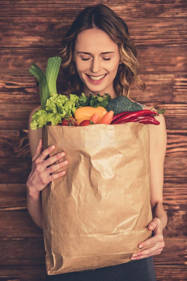 Woman with healthy food royalty free stock photo Woman with healthy food royalty free stock photo