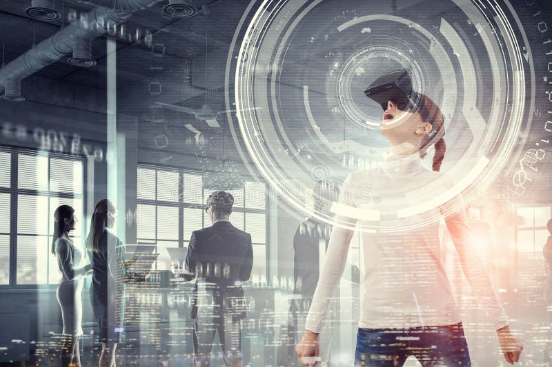 Most Impressive Entertainment Technologies. Mixed Media Stock Photo Image of play, helmet