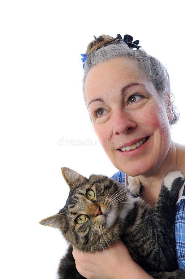 2+ Aged woman cat Free Stock Photos StockFreeImages