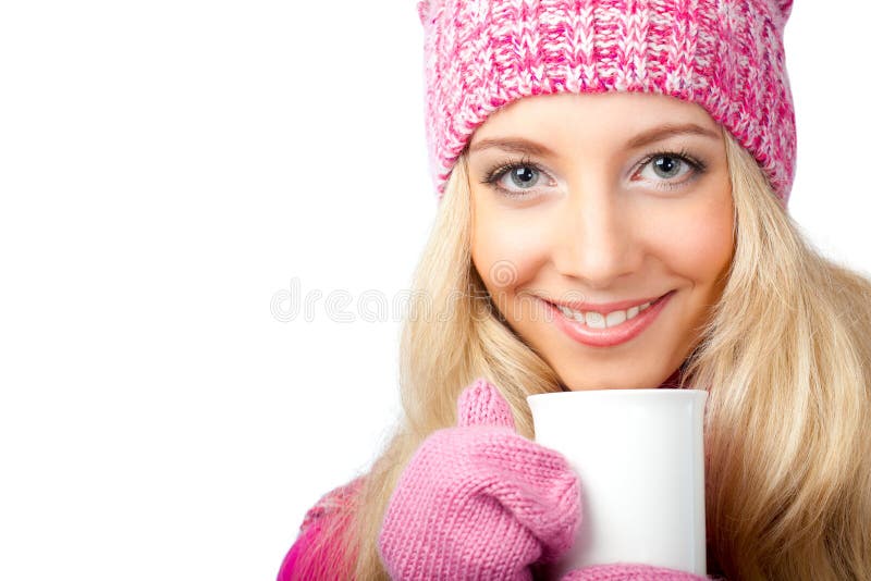 Woman holding cup of drink