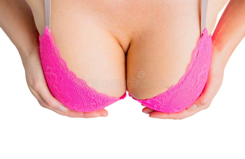 Big Boobs Pink Bra