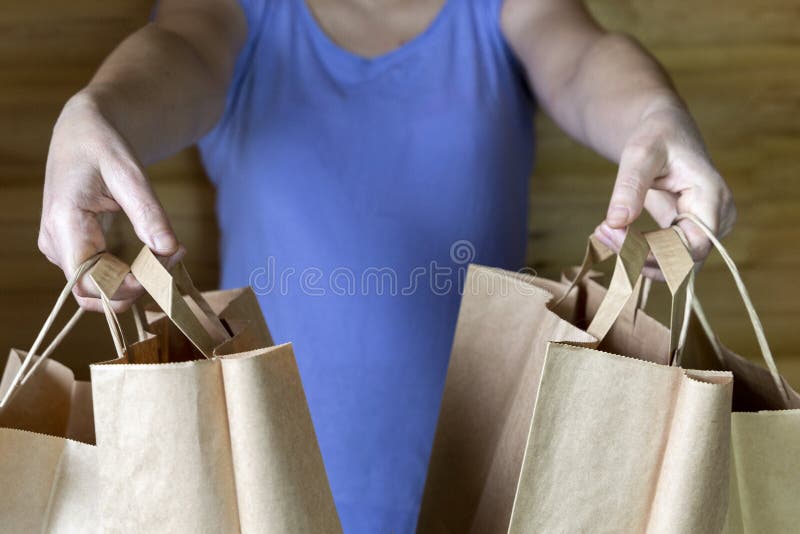 Carrying Lots Grocery Bags Stock Photos - Free & Royalty-Free Stock ...