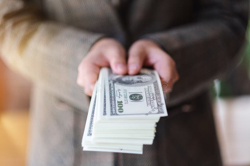 Lending money. Lending money.