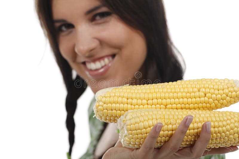 517 Woman Corn Cobs Stock Photos Free & RoyaltyFree Stock Photos