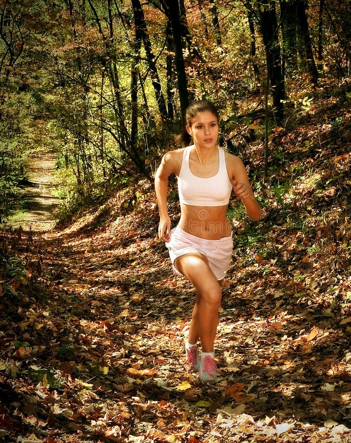 Woman Sports Attire Jogging Stock Photos - Free & Royalty-Free