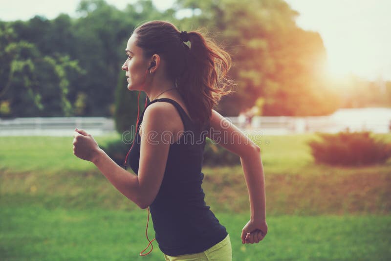 Running Woman Jogging Image & Photo (Free Trial)