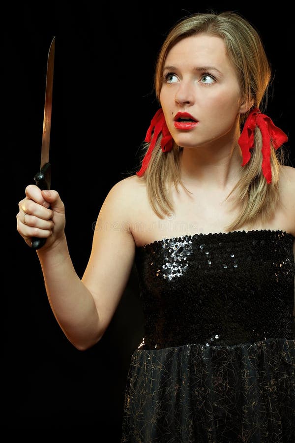 Woman Untying Her Bikini String. Stock Photo Image of caucasian