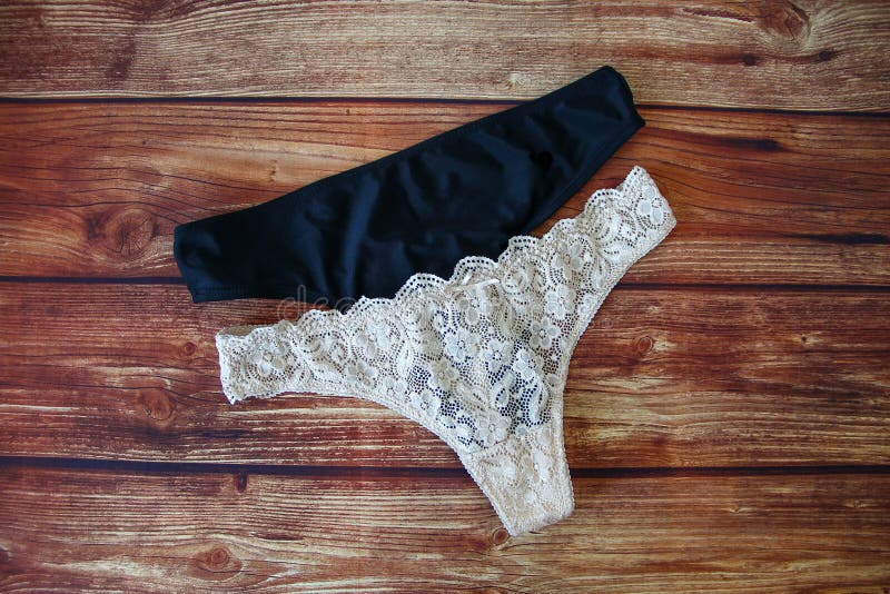 908 Woman Lace Panties Closeup Stock Photos