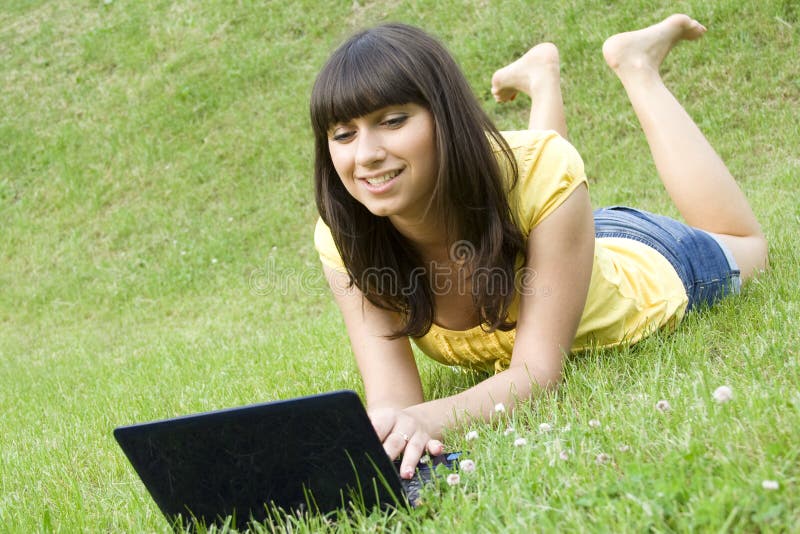 Woman with a Laptop