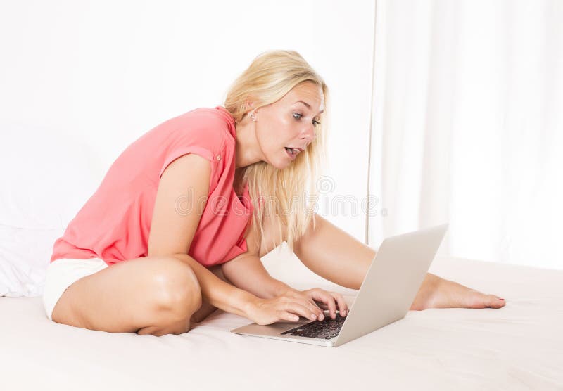 Woman with laptop