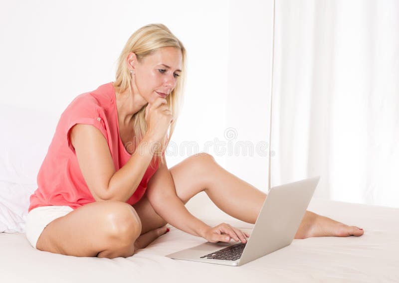 Woman with laptop