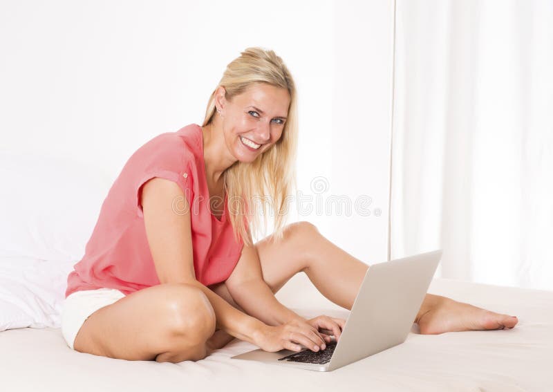 Woman with laptop