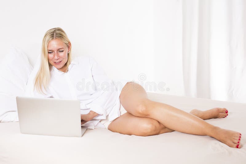 Woman with laptop
