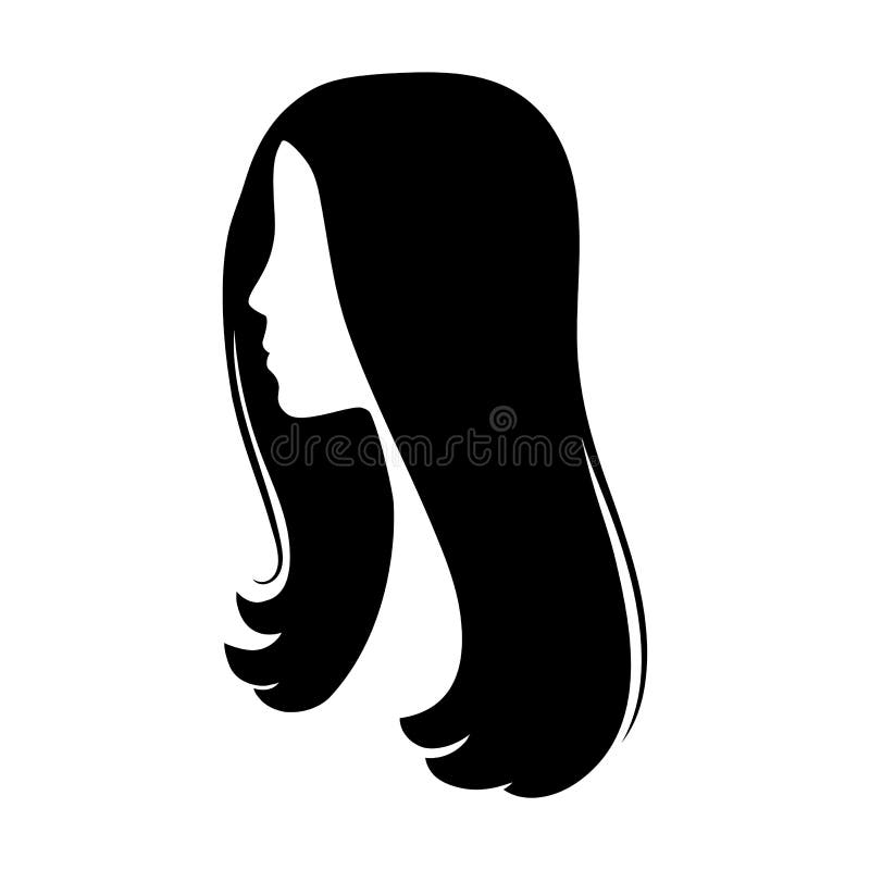 Woman With Flowing Hair Icons PNG  Free PNG and Icons Downloads