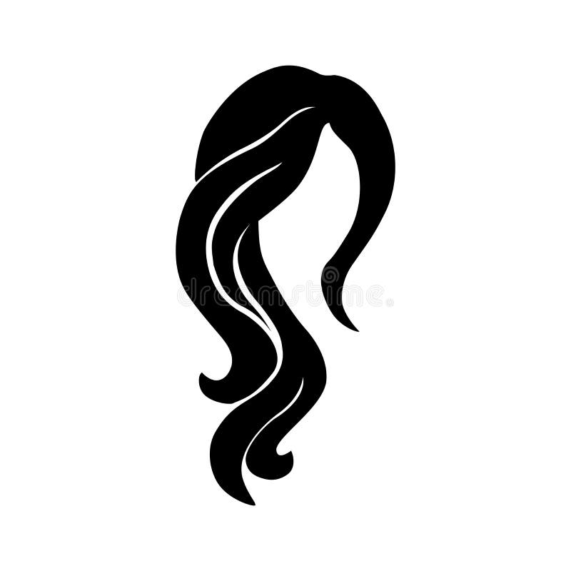 Woman Long Hair Icon for Beauty Salon Stock Vector - Illustration of beautiful, design: 212555713 Woman Long Hair Icon for Beauty Salon Stock Vector - Illustration of beautiful, design: 212555713
